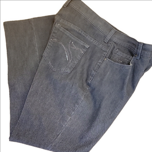 Gloria Vanderbilt Gray Amanda Jeans Size 14 EUC